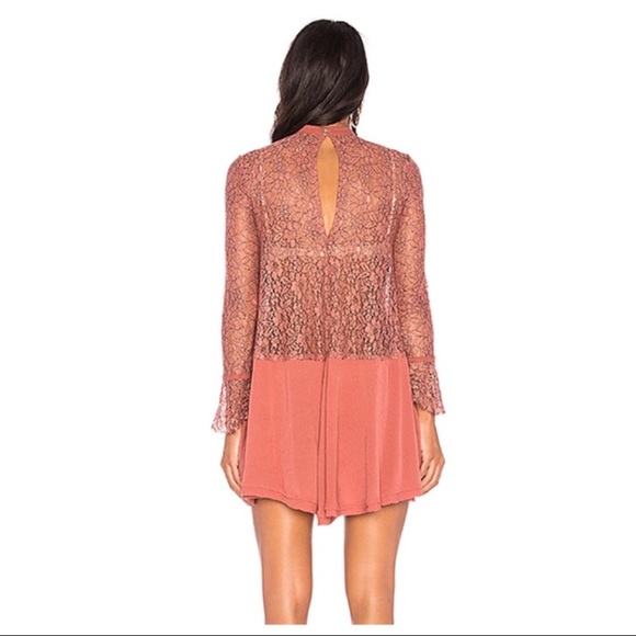 FREE PEOPLE LACE TUNIC MINI DRESS - Picture 7 of 8